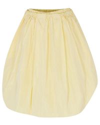 Prada - Technical Taffeta Skirt - Lyst