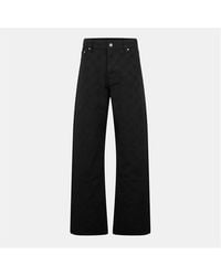 CASABLANCA - Mono Durable Denim Structured Fit Straight Leg Jeans - Lyst