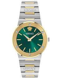 Versace - Greca Logo Aereo Watch - Lyst