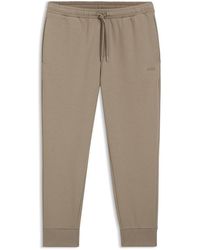 BOSS - Hadiko Joggers With Drawstring Waistband - Lyst