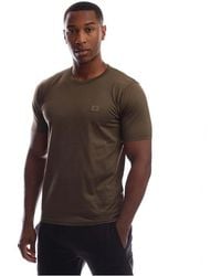 C.P. Company - 70/2 Mercerized Jersey Logo Patch T-Shirt - Lyst