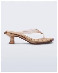 Melissa - Thong Kitten Heel Sandal - Lyst