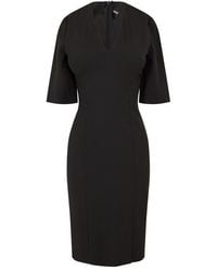 BOSS - Daleno Wrap Dress - Lyst