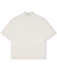 About Blank - Knitted Short Sleeve Polo Shirt - Lyst