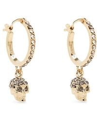 McQueen - Skull Earrings - Lyst