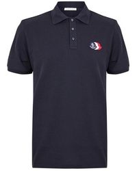 Moncler - Short Sleeve Polo Shirt - Lyst