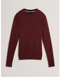 Ted Baker - Stitch Crew Neck Knitted Top - Lyst