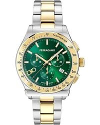 Ferragamo - F-80 Gmt Analogue Quartz Watch - Lyst
