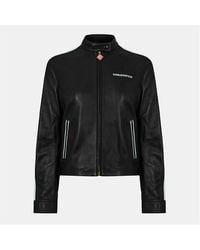 CASABLANCA - Racer Leather Jacket - Lyst