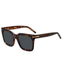 BOSS - Square Round Sunglasses - Lyst
