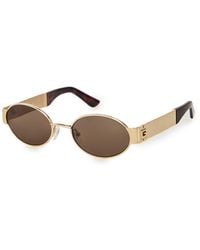 Guess - Oval Sunglasses - Lyst