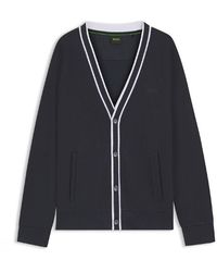 BOSS - Sardigan Relaxed Fit Cardigan - Lyst