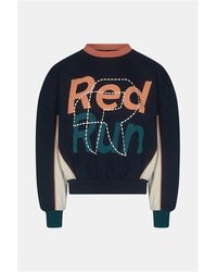 Red Run - Crew Graphic Sweater - Lyst