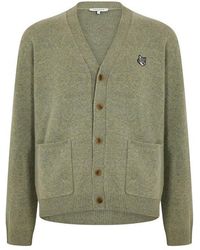 Maison Kitsuné - Fox Hood Milano Lamb Cardigan - Lyst