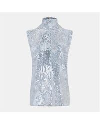 Gucci - Turtleneck Fitted Knitted Top - Lyst