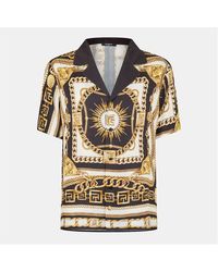 Balmain - Patterned Short Sleeve Shirt - Lyst