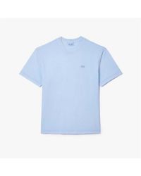 Lacoste - Natural Dyed Cotton T-shirt - Lyst