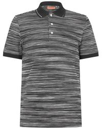 Missoni - Short Sleeve Tipped Polo Shirt - Lyst