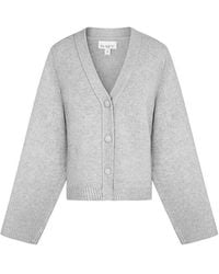 Raey - V-Neck Cardigan - Lyst
