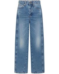 St. Agni - Balloon High Rise Wide Leg Jeans - Lyst