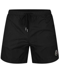 Moncler - Logo Swim Shorts - Lyst