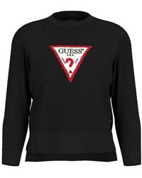 Guess - Triangle Knit Sweater - Lyst