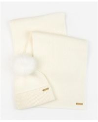 Barbour - Mallory Beanie & Scarf Gift Set - Lyst
