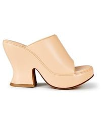 Bottega Veneta - Slip-On Heeled Mules - Lyst