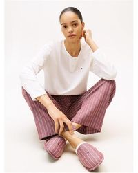 Tommy Hilfiger - Sleeper Long Sleeve Pyjama Set - Lyst