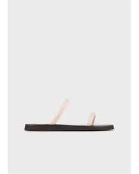 Emporio Armani - Flat Sandals - Lyst
