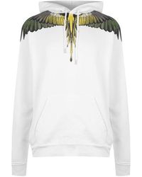 Marcelo Burlon Wings Hooded Sweatshirt - White