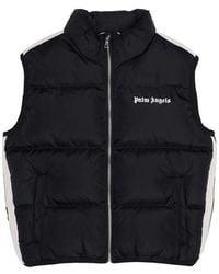 Palm Angels - Logo Padded Track Vest - Lyst