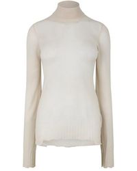 Bottega Veneta - Crew Neck Knitwear Sweatshirt - Lyst