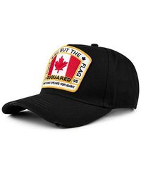 DSquared² - Flag Logo Cap - Lyst