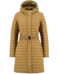 Barbour - Longline Jada Puffer Jacket - Lyst