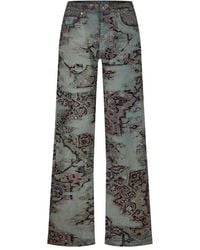 Off-White c/o Virgil Abloh - Off Off Tapest Jeans - Lyst