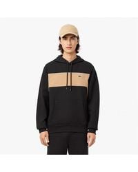 Lacoste - Colour-Block Fleece Hoodie - Lyst