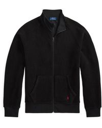 Polo Ralph Lauren - Lounge Full-Zip Mock Neck Top - Lyst