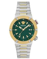 Versace - Greca Quartz Analogue Watch - Lyst