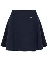 Ganni - Cashmere Wool Mini Skirt - Lyst
