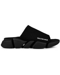 Balenciaga - Speed 2.0 Ribbed 3d-knit Slides - Lyst