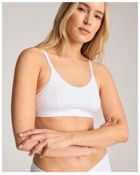 Nudea - Cotton Modal Contour Scoop Bralette - Lyst