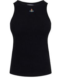Vivienne Westwood - Logo Cotton 90S Vest - Lyst