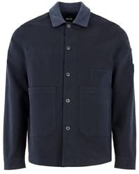 C.P. Company - C.P. Company Button Long Sleeve 4 Pocket Overshirt - Lyst