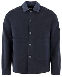C.P. Company - C.P. Company Button Long Sleeve 4 Pocket Overshirt - Lyst