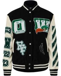 Off-White c/o Virgil Abloh - Off Off Embr Varsity - Lyst