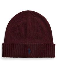 Polo Ralph Lauren - Pony Merino Wool Beanie - Lyst