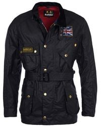 Barbour - Union Jack Waxed Jacket - Lyst