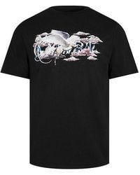Amiri - Pegasus Crewneck Cotton-jersey T-shirt - Lyst