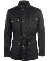 Belstaff - Trialmaster Water And Wind Resistant Waxed Cotton Long Sleeve Wax Jacket - Lyst